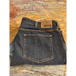 Duluth Trading Men’s Relaxed Straight Ballroom Flex Fit Blue Jeans 42x30
